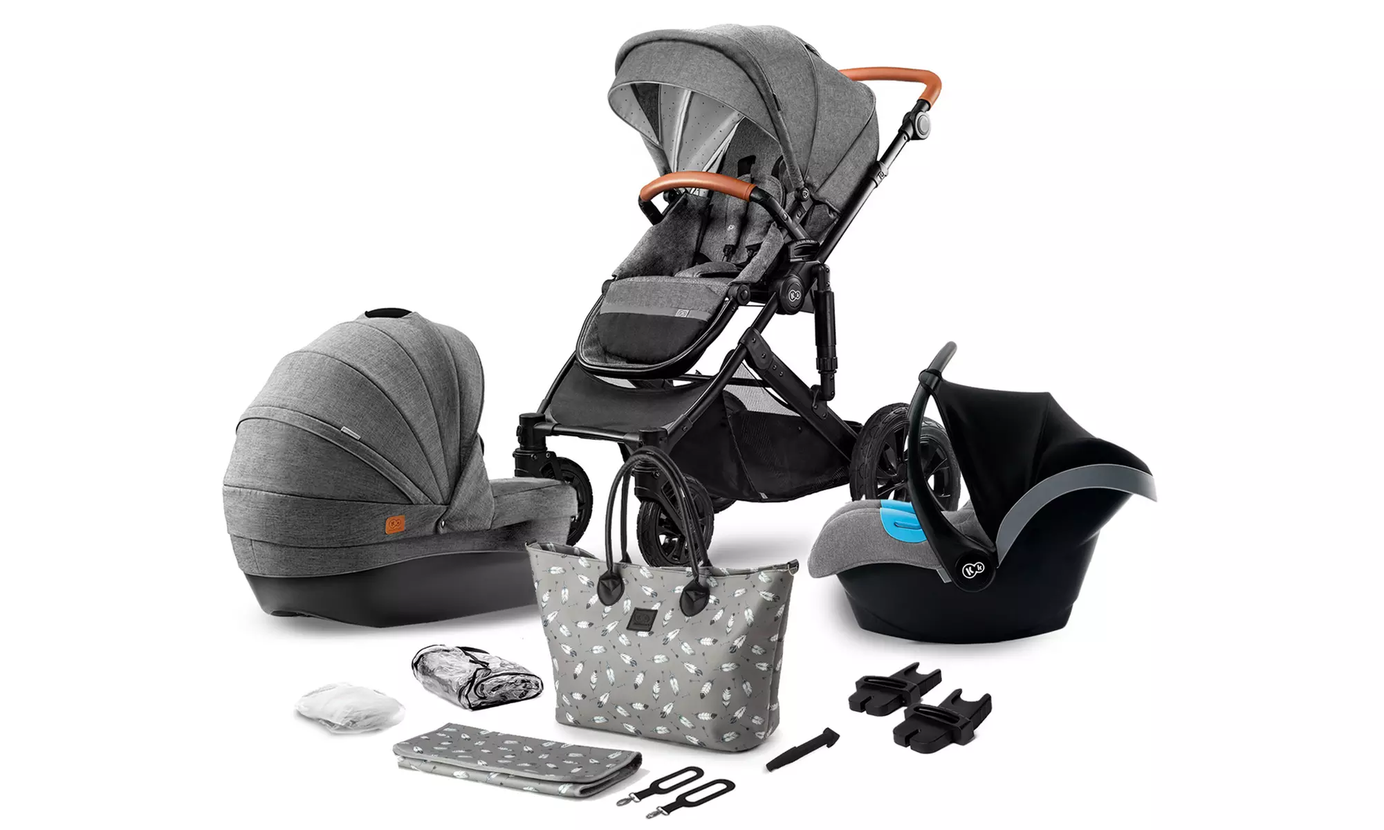 Poussette 3en1 Kinderkraft, collection Prime, livraison offerte - Primary Image