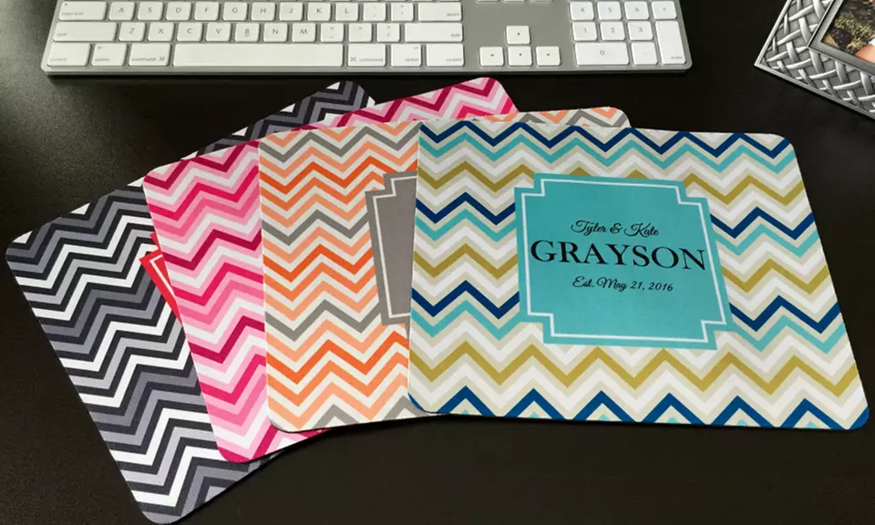 1, 2, 3, or 4 Personalized Mouse Pads from Qualtry (Up to 79% Off) - Primary Image