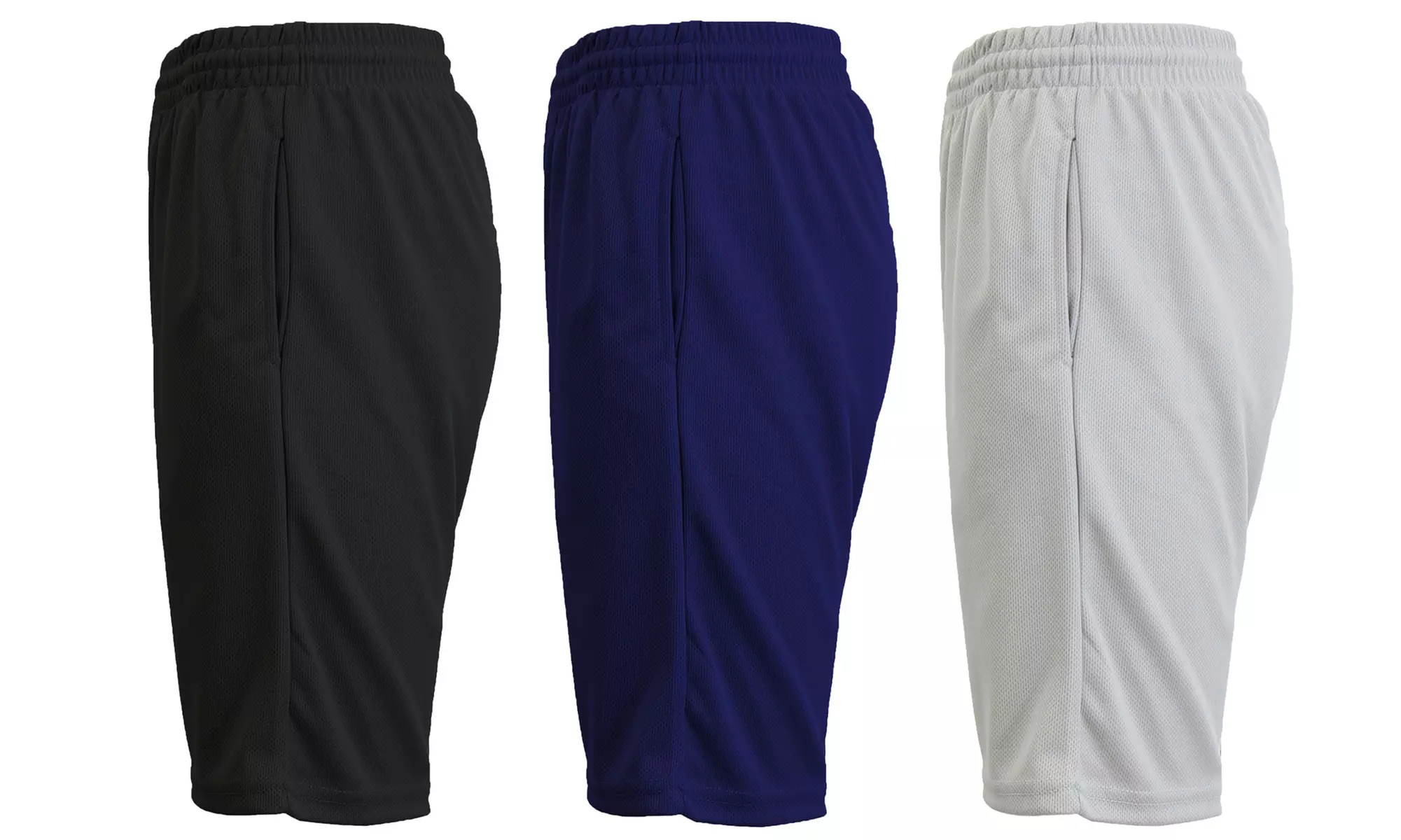 3-Pack Men's Active Performance Shorts (S-2XL) in Multiple Colorways