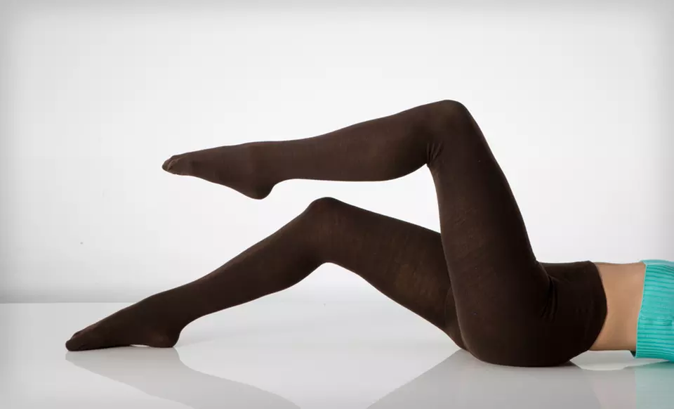 $17 for a Two-Pack of Sweater-Knit Leggings ($36 List Price). Multiple Options Available. Free Shipping and Returns. - Second Medium