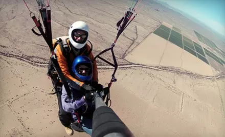 $125 for a Tandem Paragliding Instructional Flight from Paraglider Rides ($250 Value)  - Primary Image