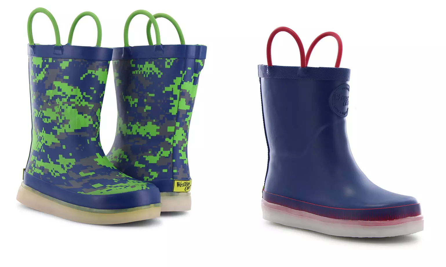 Western Chief Kid's LED Multi-Color Light-Up Rain Boots - Primary Image