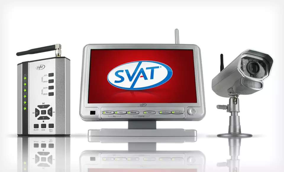 SVAT Digital Wireless DVR Security System Bundles (Up to 60% Off). 4 Options Available. Free Shipping. - Primary Image