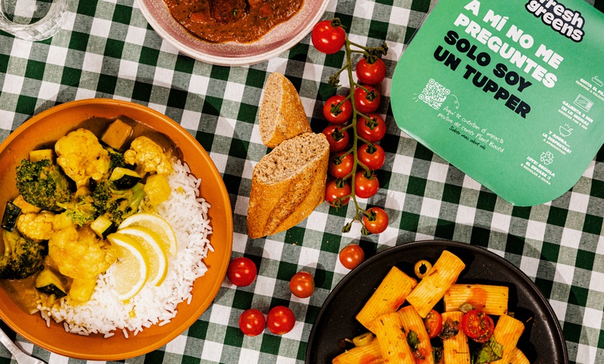 Image 8: Menú semanal de platos preparados veganos con envío a domicilio para 1