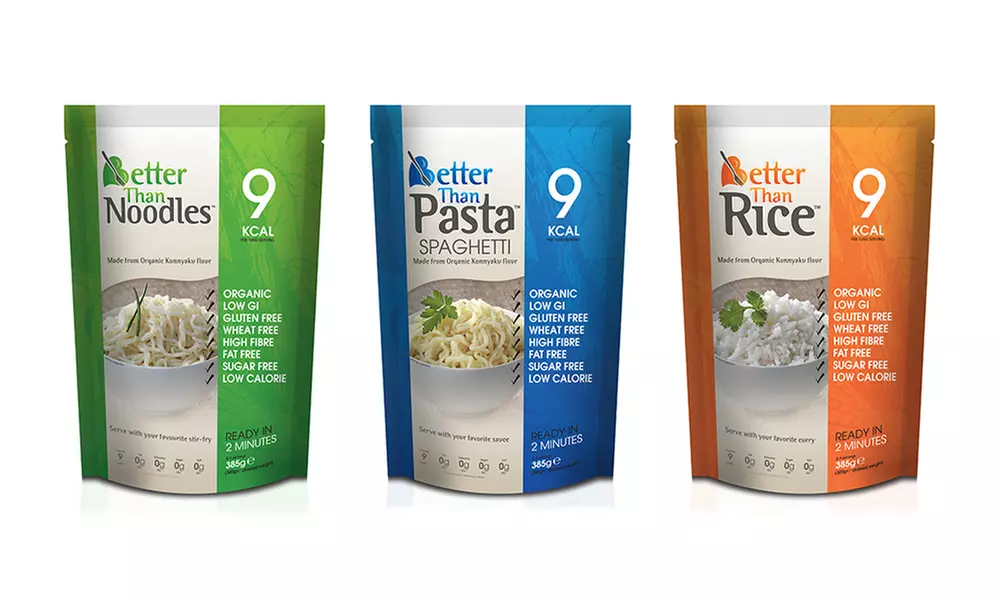 24 Packs of Low Calorie, Zero Carbohydrate, Zero Fat Pasta, Noodles or Rice for £29.99 (67% Off) - Primary Image