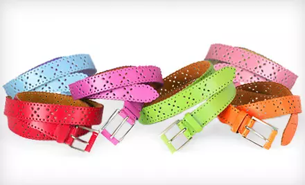 $9 for a Set of Three Women's Leather Belts ($29.99 List Price). Free Shipping. Multiple Colors and Sizes Available. - Primary Image