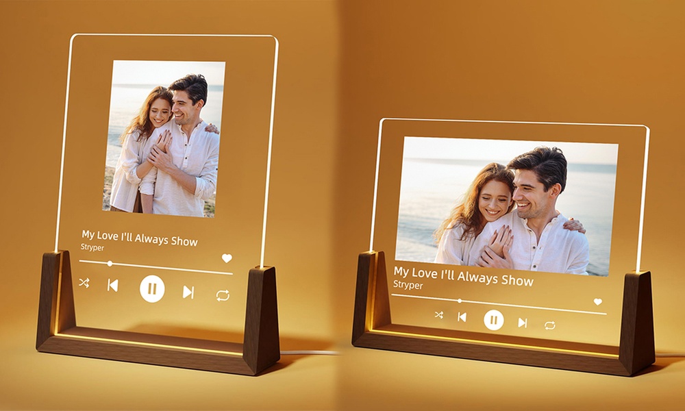 Custom Song Photo Plaques - Perfect Holiday Gift (Up to 83% Off)