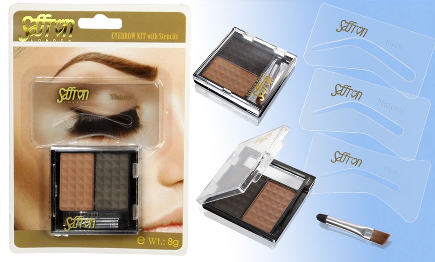 Image 2: Eyebrow Kit with Stencils