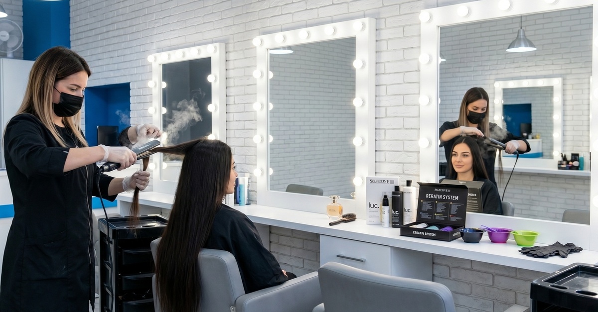 Sesión de peluquería con corte, color e hidratación en Madrid