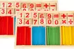 1 ou 2 sets d'apprentissage de calcul en bois inspiré de la méthode Montessori - Second Medium