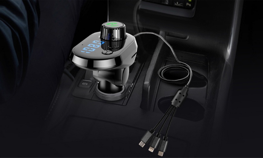 Image 5: Bluetooth FM Transmitter Car Kit