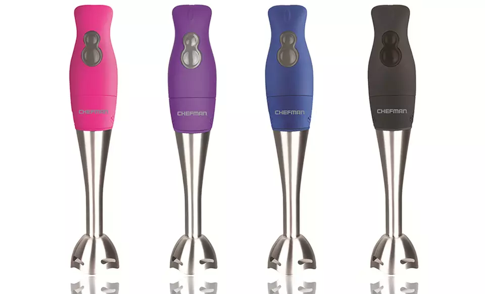 Chefman Rubberized Handheld Blender in﻿ Blue, Purple, or Red. Free Shipping and Returns. - Primary Image