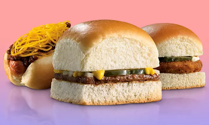 Burger Combo Meals or Burgers and Wings for Dine-In or Takeout at Krystal (Up to 43% Off) - Primary Image