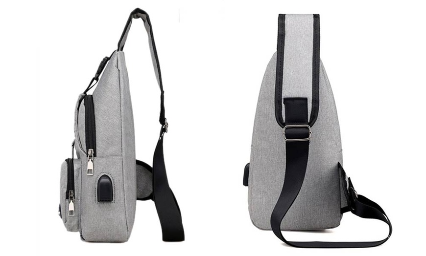 Image 7: Crossbody Chest Sling Bag 