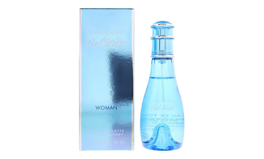 Image 3: Davidoff Cool Water Woman EDT Fragrance 50ml or 100ml 