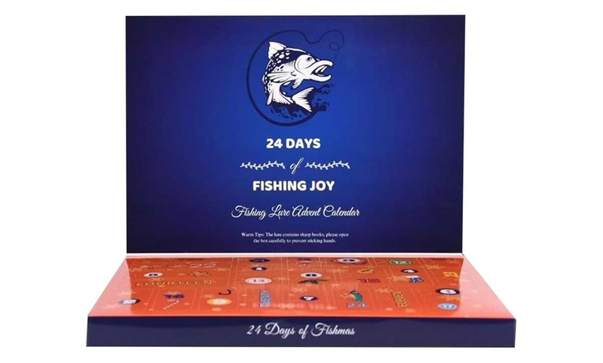 Image 4: 24 Days Countdown Christmas Fishing Lures Advent Calendar