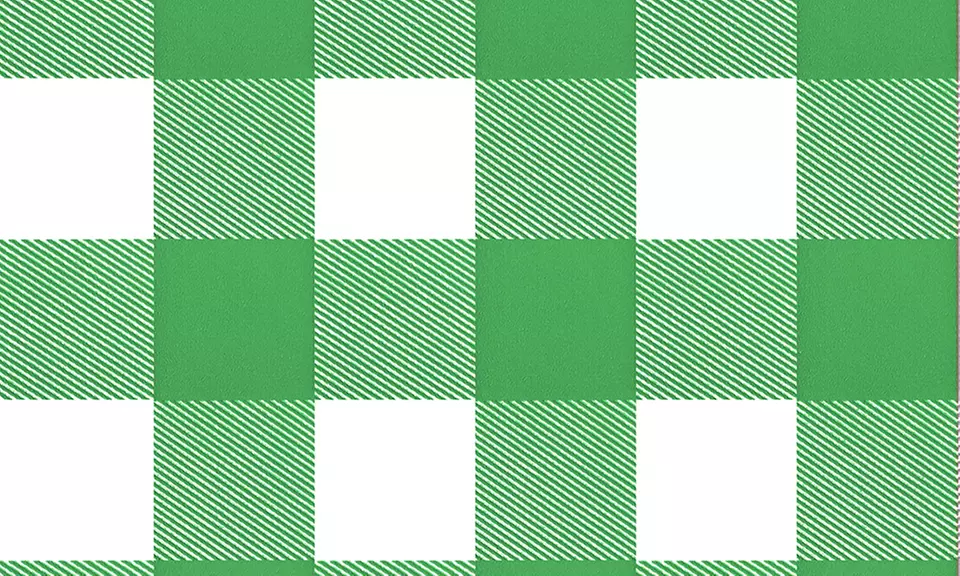 Tischdecke aus gewachstem PVC