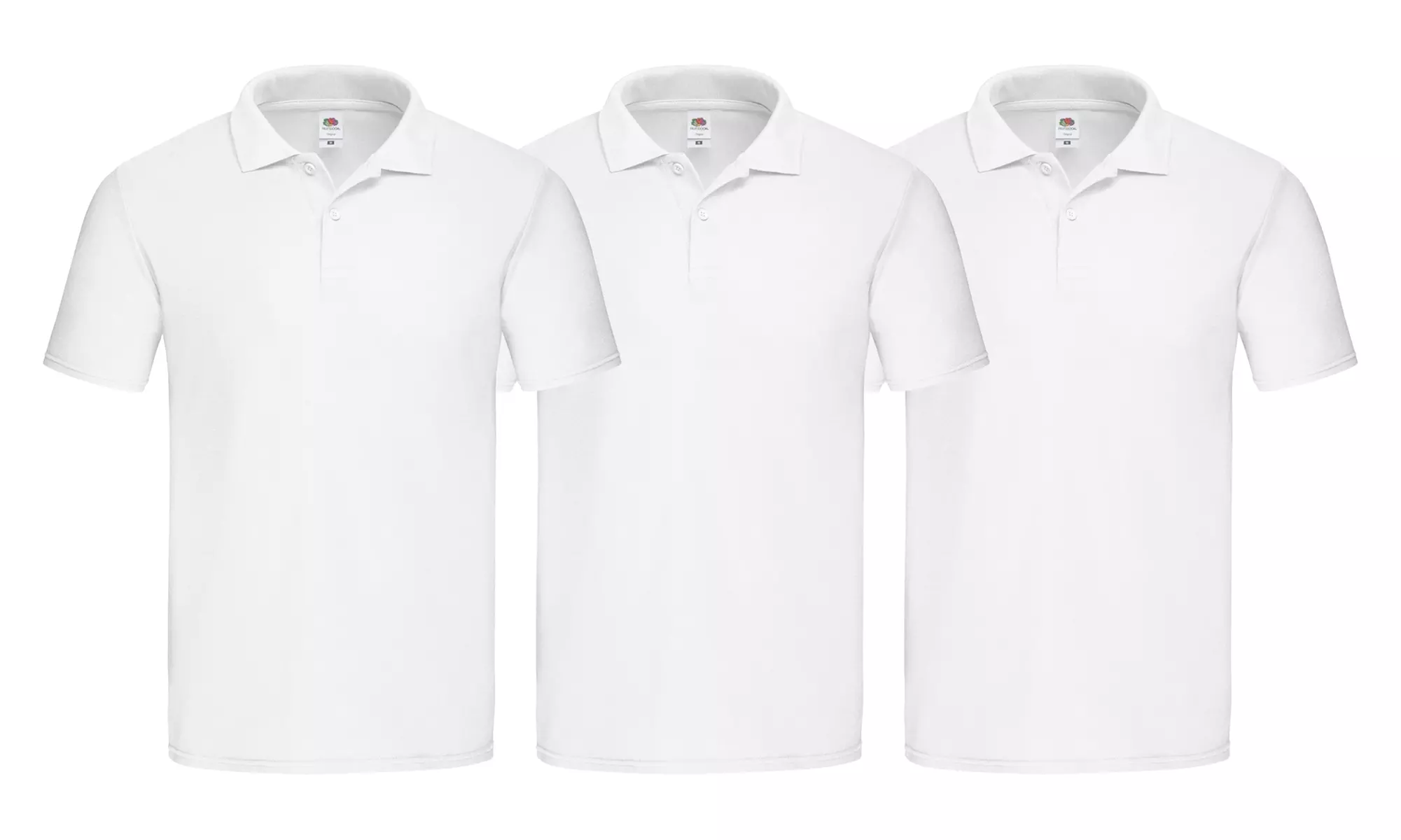 Set da 3 Polo Fruit Of The Loom