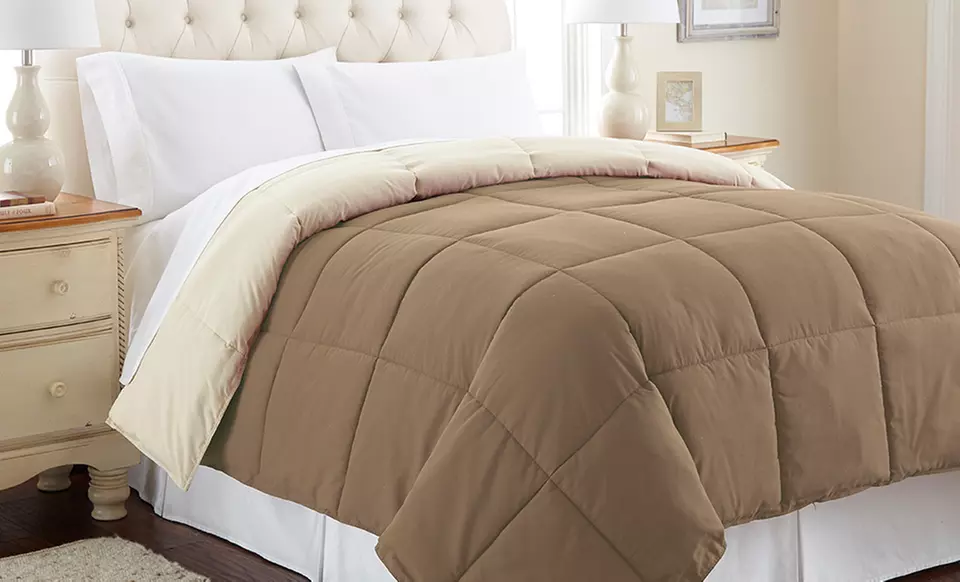 Reversible Down-Alternative Comforter - Primary Image