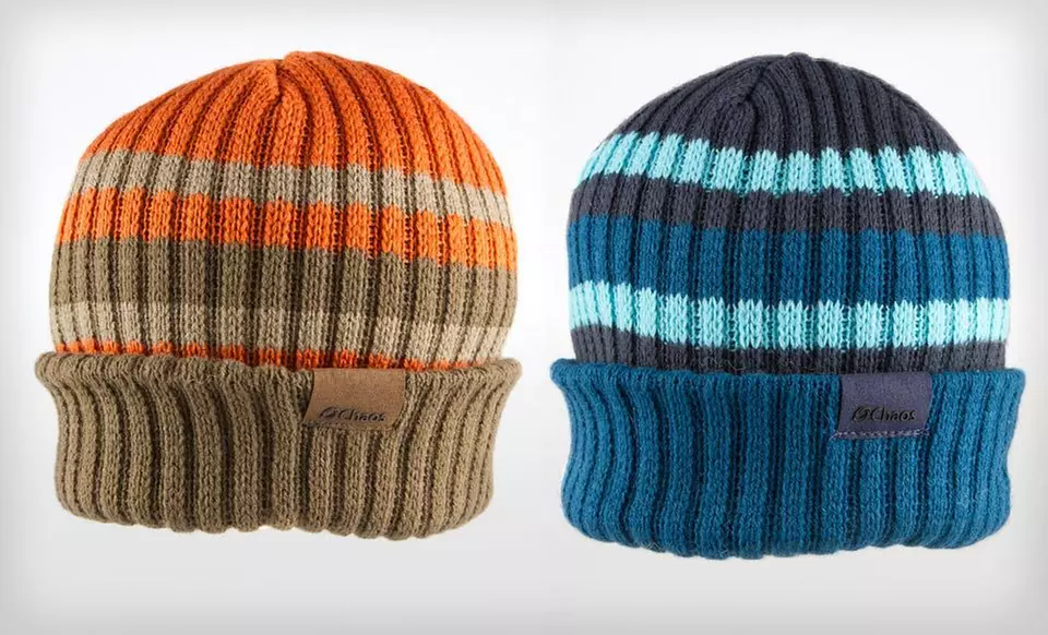 Chaos Knit Winter Beanies or Earflap Hats (Up to 58% Off). Multiple Colors Available. Free Returns. - Primary Image