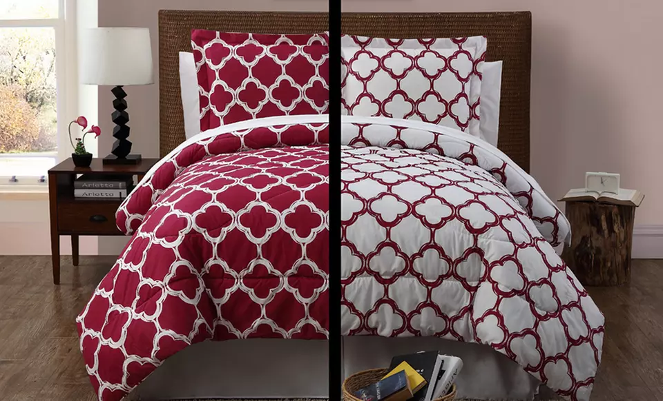 Galaxy 8-Piece Reversible Bed in a Bag Set. Multiple Colors Available. Free Returns. - Second Medium