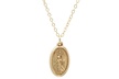 10K Gold Religious Medallion Pendant Necklace by Moricci - Second Medium