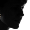 Image 5: Cubic Zirconia Dangling Earrings 14K Solid Gold with Gift Box