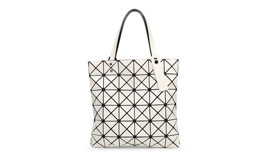 Image 3: Geometric Tote Bag