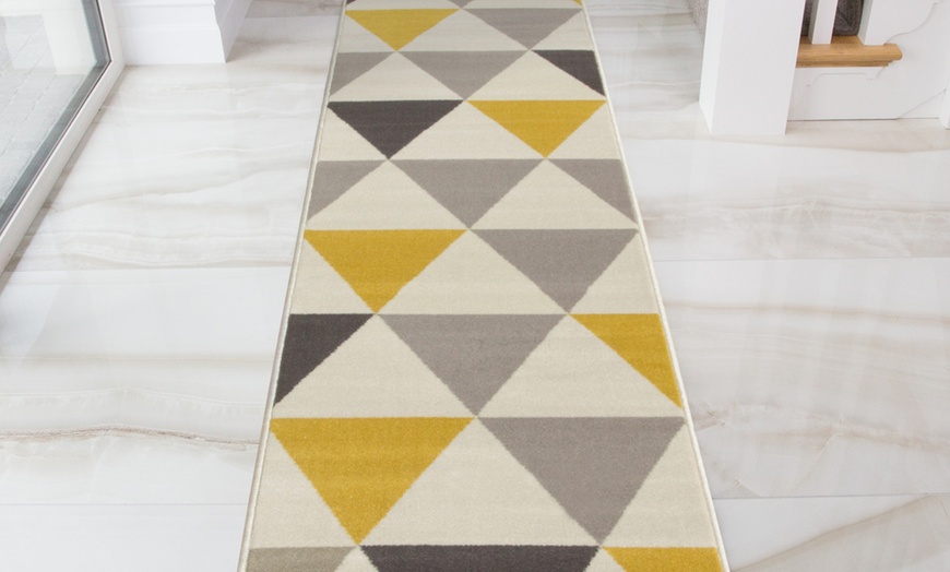 Image 2: Modern Ochre Rug