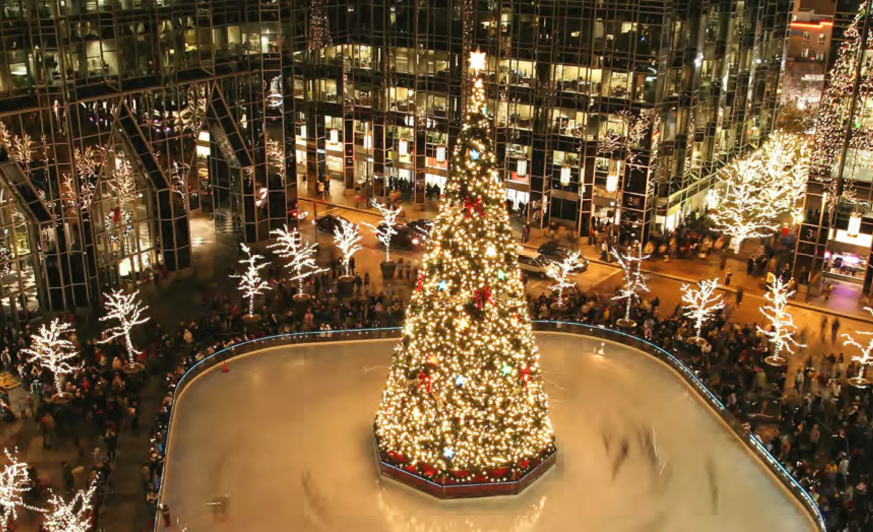 Ice Skating and Skate Rental for 2 or 4 Adults at MassMutual Pittsburgh Ice Rink at PPG Place by Magic Ice USA (36% Off) - Primary Image