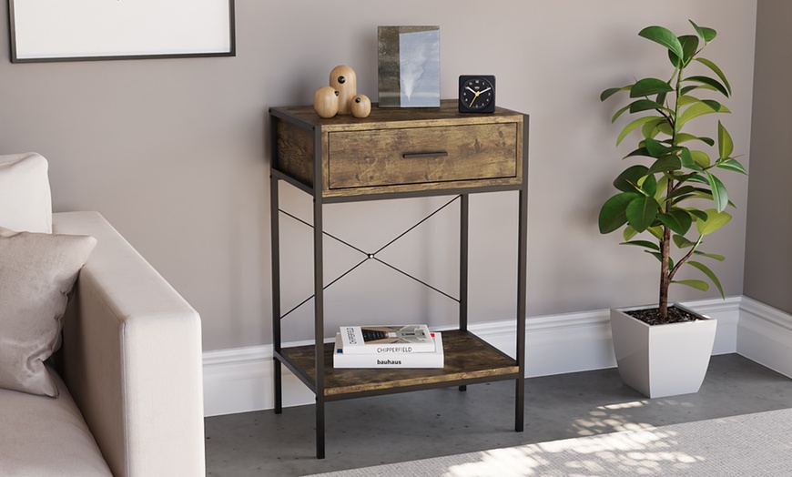 Image 2: Industrial Style Brooklyn Console Tables