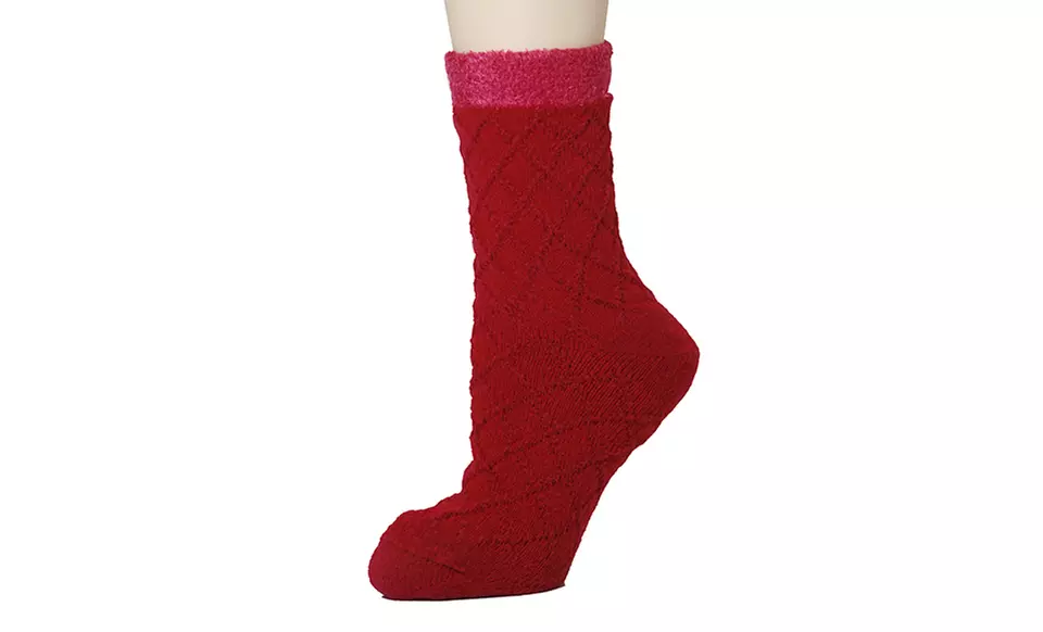 Two Pairs of ﻿Everyday People Women's Shea Butter Infused Socks. Multiple Colors Available. - Second Medium