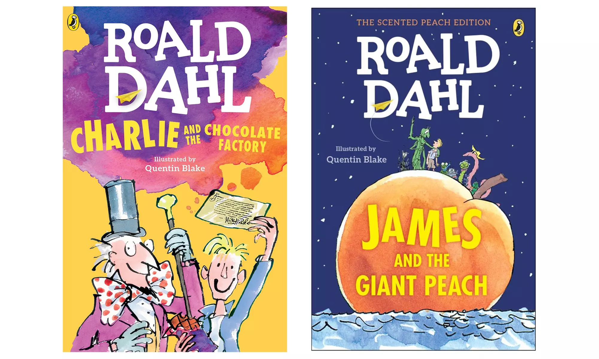 Roald Dahl Charlie and the Chocolate Factory or James and the Giant Peach Kids Book - Primary Image