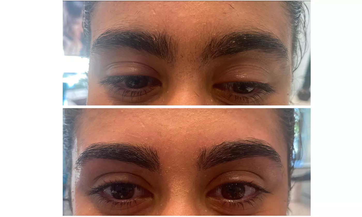 Restructuration ou Browlift des sourcils chez Sand-beauty & brows