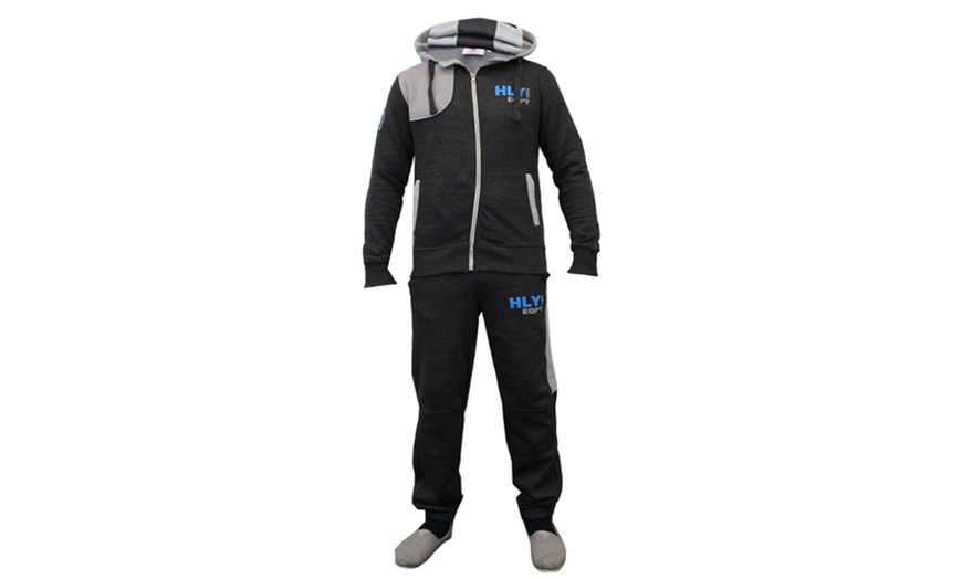 Image 24: Men's Two-Piece Tracksuit Set