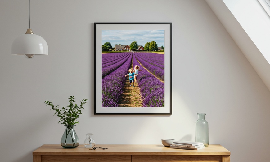 Image 1: Style your Space: Peel & Stick Framed Photo Tiles from Printerprix