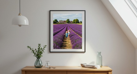 One Framed Photo Tile - 20 x 20cm - Printerpix