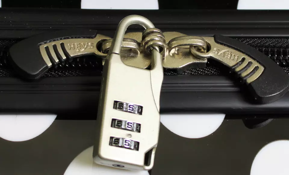 Heys USA 21" Hardside Spinner Carry-On Luggage with Suitcase Combination Lock - Second Medium