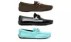 Ferragamo Men's Designer Leather Loafers | Penny Style Slip-Ons