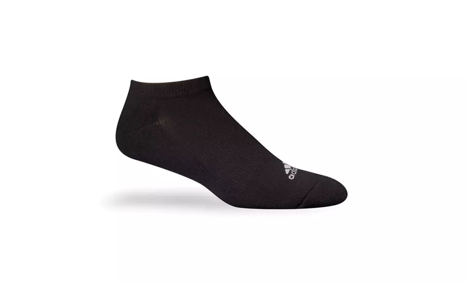 adidas Men's Comfort Low-Cut Socks 6-Pack in Black, Ecru, or White - Second Medium