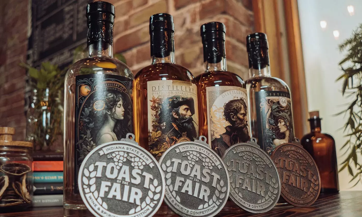 45-Minute Guided Distillery Tour with Tasting for1, 2, 4, or 6 People