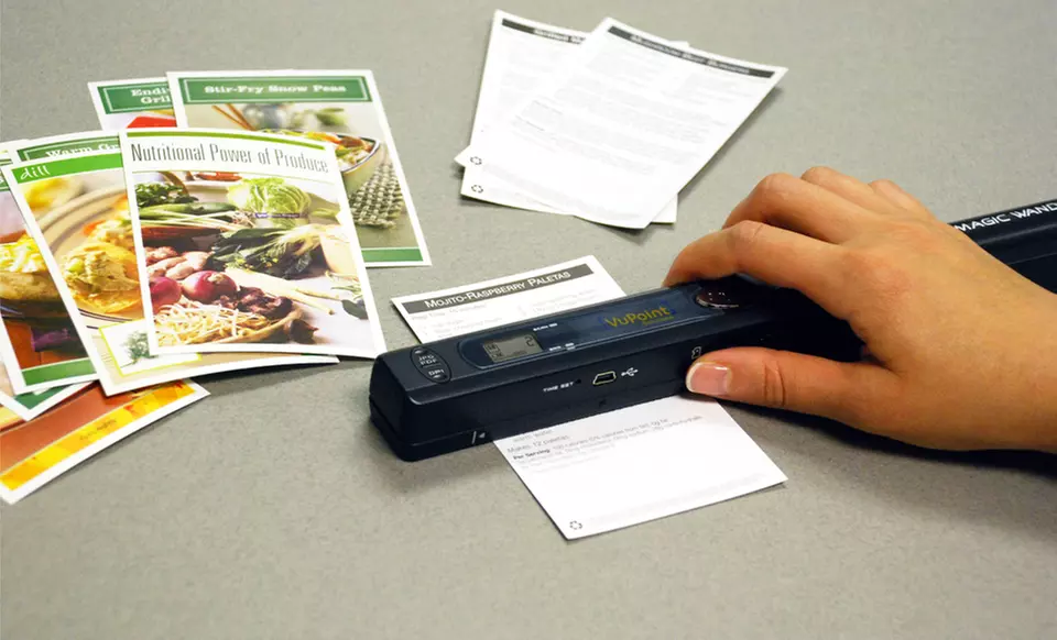 VuPoint Wand Portable Scanner (Factory Refurbished). Free Returns.  - Primary Image