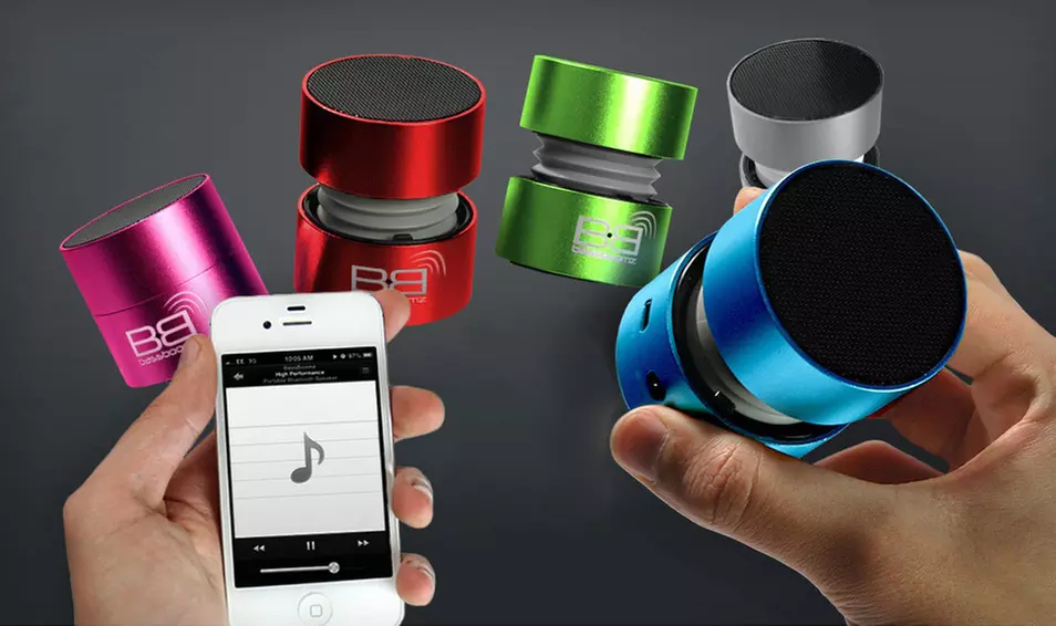 $29.99 for a BassBoomz Portable Bluetooth Speaker ($130 List Price). 6 Colors Available. Free Shipping and Returns. - Primary Image