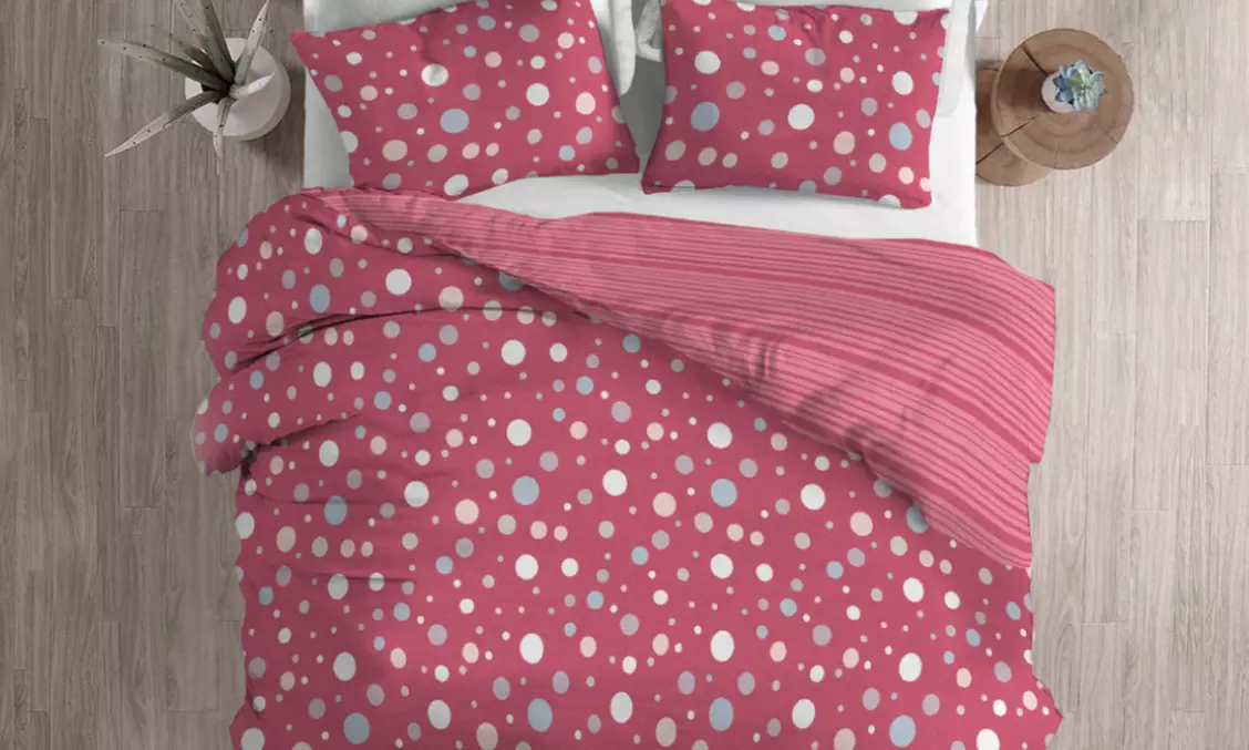 Copripiumini invernali linea 3027 fantasie pois, fiorate