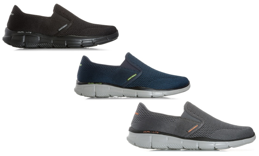 Image 1: Skechers Men's Slip-On Trainers