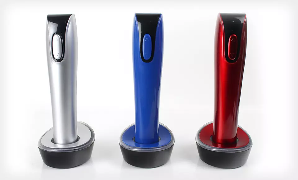 $27 for a Metrokane Electric Rabbit Corkscrew in Blue, Red, or Silver ($54.99 List Price). Free Shipping and Returns. - Primary Image