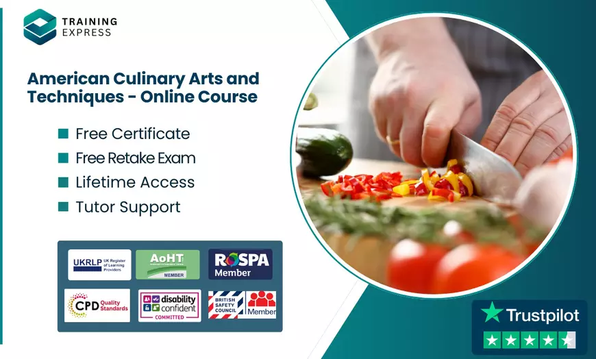 Image 1: Master American Cuisine or Lifetime Access to 2500+ Online Course
