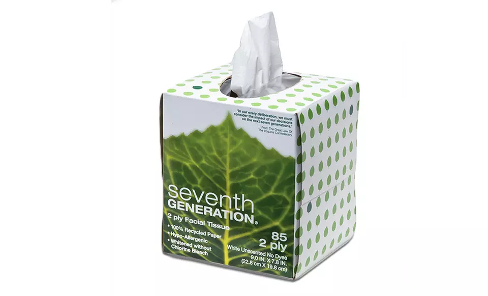 Seventh Generation 100% Recycled Facial Tissues; 12-Pack of 85 or 175 Ct. Boxes + 5% Back in Groupon Bucks - Image 3