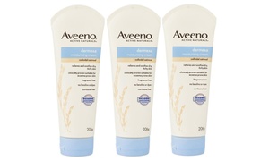 Three Aveeno Moisturising Creams