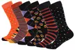 Mio Marino Men's Bold Designer Dress Socks in Gift Box (6 Pairs) - Second Medium
